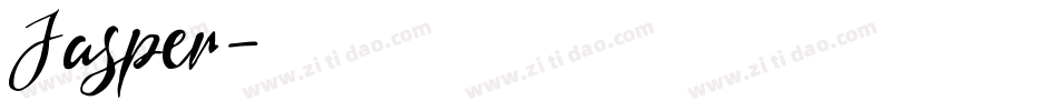 Jasper字体转换
