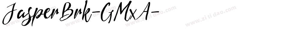 JasperBrk-GMxA字体转换