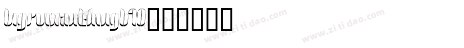BigruixanthinGB10字体转换