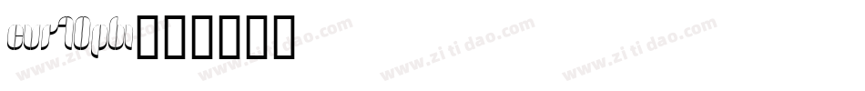Cur10pbi字体转换