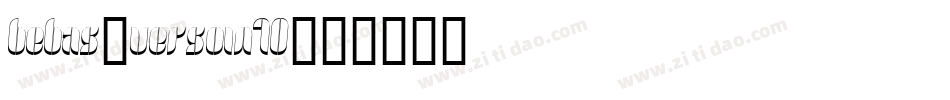 bebas-versoin10字体转换