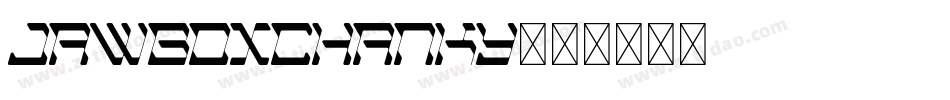 JawboxChanky字体转换