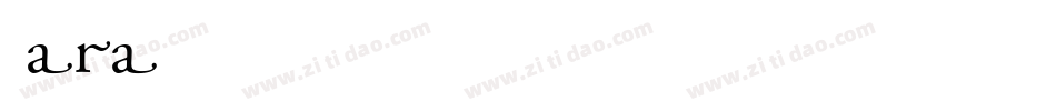 Garamdbi字体转换