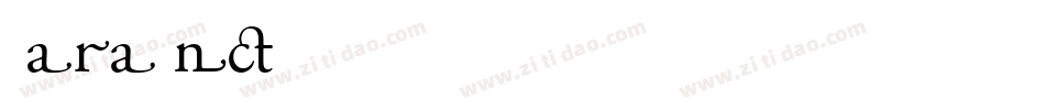 Garamnci字体转换