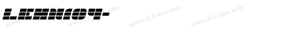 LEHN104字体转换