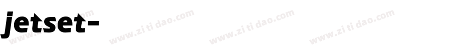 jetset字体转换