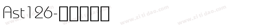 Ast126字体转换