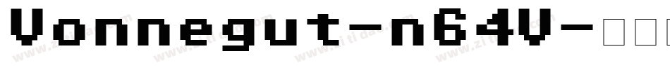 Vonnegut-n64V字体转换