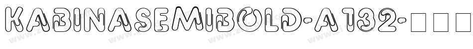 KabinaSemibold-A132字体转换