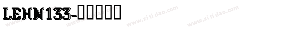 LEHN133字体转换
