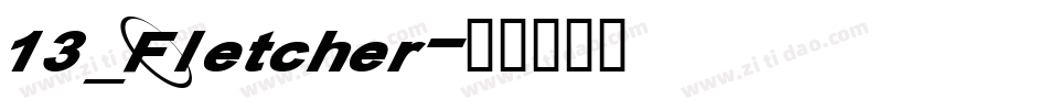 13_Fletcher字体转换