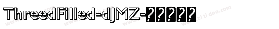 ThreedFilled-dJMZ字体转换