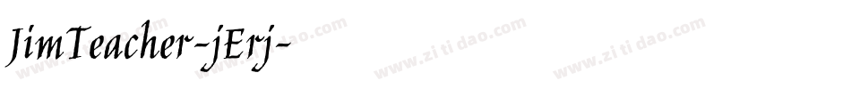 JimTeacher-jErj字体转换