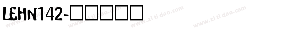 LEHN142字体转换