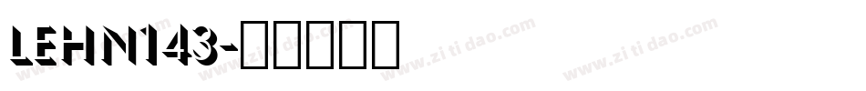 LEHN143字体转换