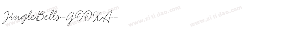 JingleBells-GOOXA字体转换
