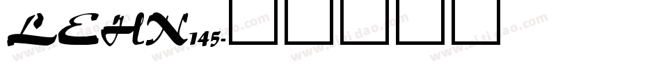 LEHN145字体转换