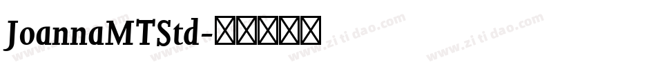 JoannaMTStd字体转换