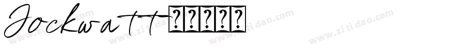 Jockwatt字体转换