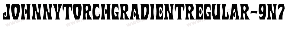JohnnyTorchGradientRegular-9n7L字体转换