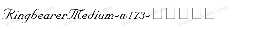 RingbearerMedium-w173字体转换