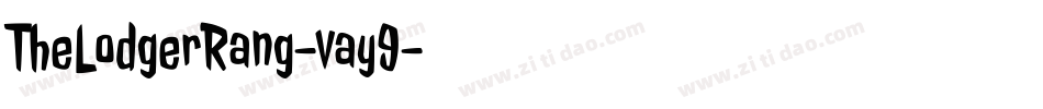 TheLodgerRang-vay9字体转换