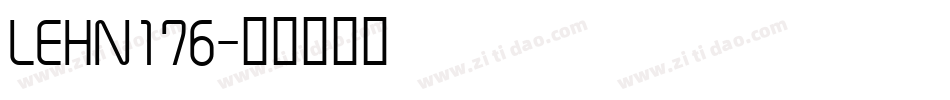 LEHN176字体转换