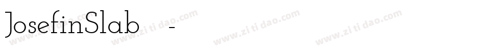 JosefinSlab手机版字体转换