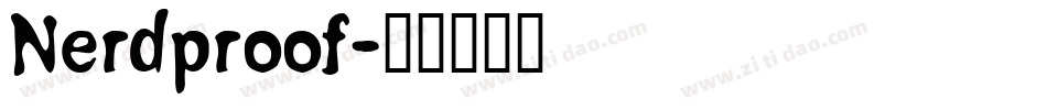 Nerdproof字体转换