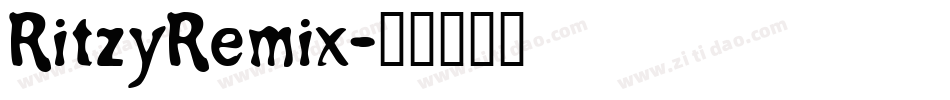 RitzyRemix字体转换