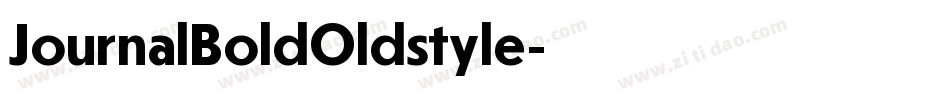 JournalBoldOldstyle字体转换