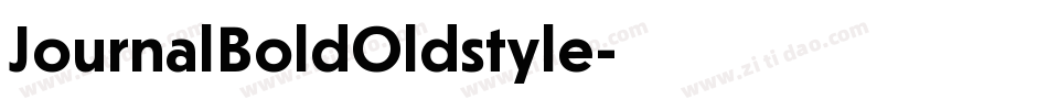 JournalBoldOldstyle字体转换