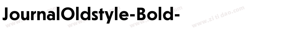 JournalOldstyle-Bold字体转换
