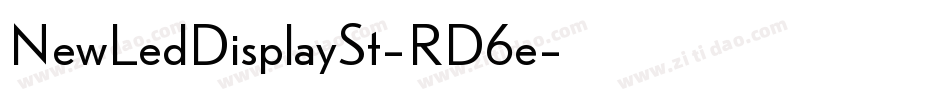 NewLedDisplaySt-RD6e字体转换
