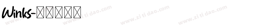 Winks字体转换