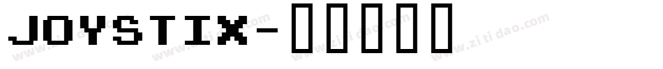 Joystix字体转换
