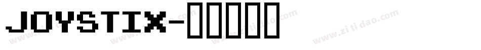 Joystix字体转换