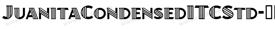 JuanitaCondensedITCStd字体转换