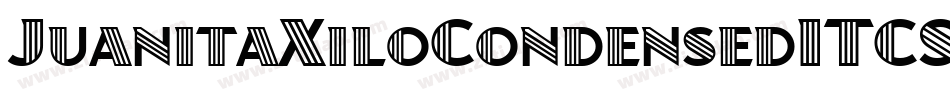 JuanitaXiloCondensedITCStd字体转换