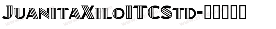 JuanitaXiloITCStd字体转换