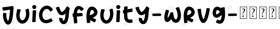 JuicyFruity-WRvG字体转换
