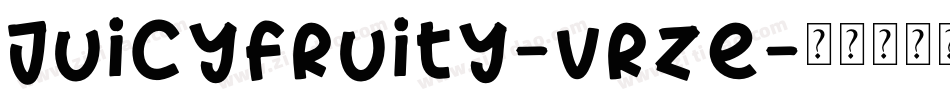 JuicyFruity-vrzE字体转换