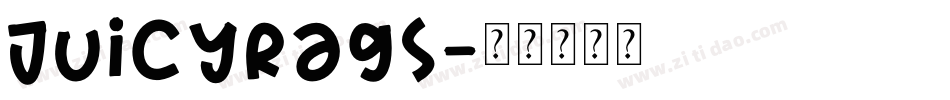 JuicyRags字体转换