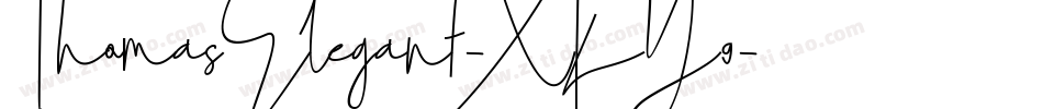 ThomasElegant-XKY9字体转换