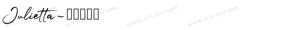 Julietta字体转换