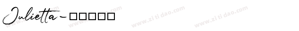 Julietta字体转换