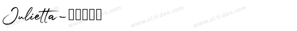 Julietta字体转换