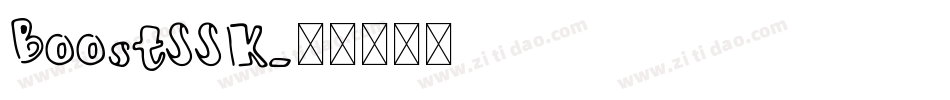 BoostSSK字体转换