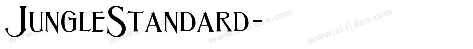 JungleStandard字体转换