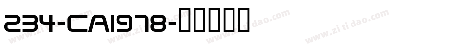 234-CAI978字体转换